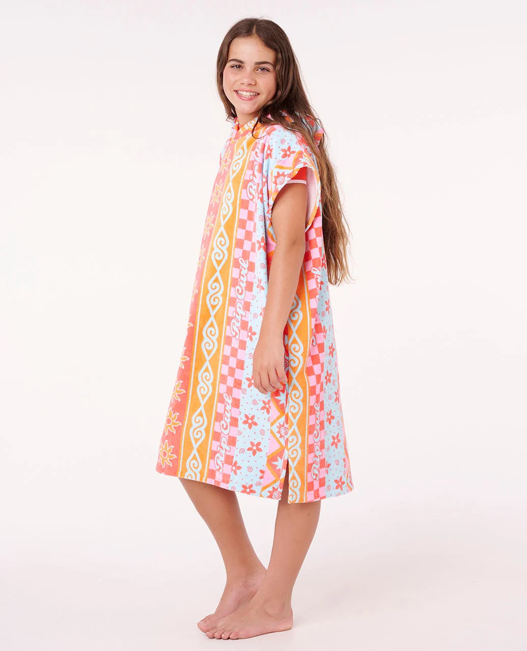 Mixed Cotton Hooded Towel GirlS