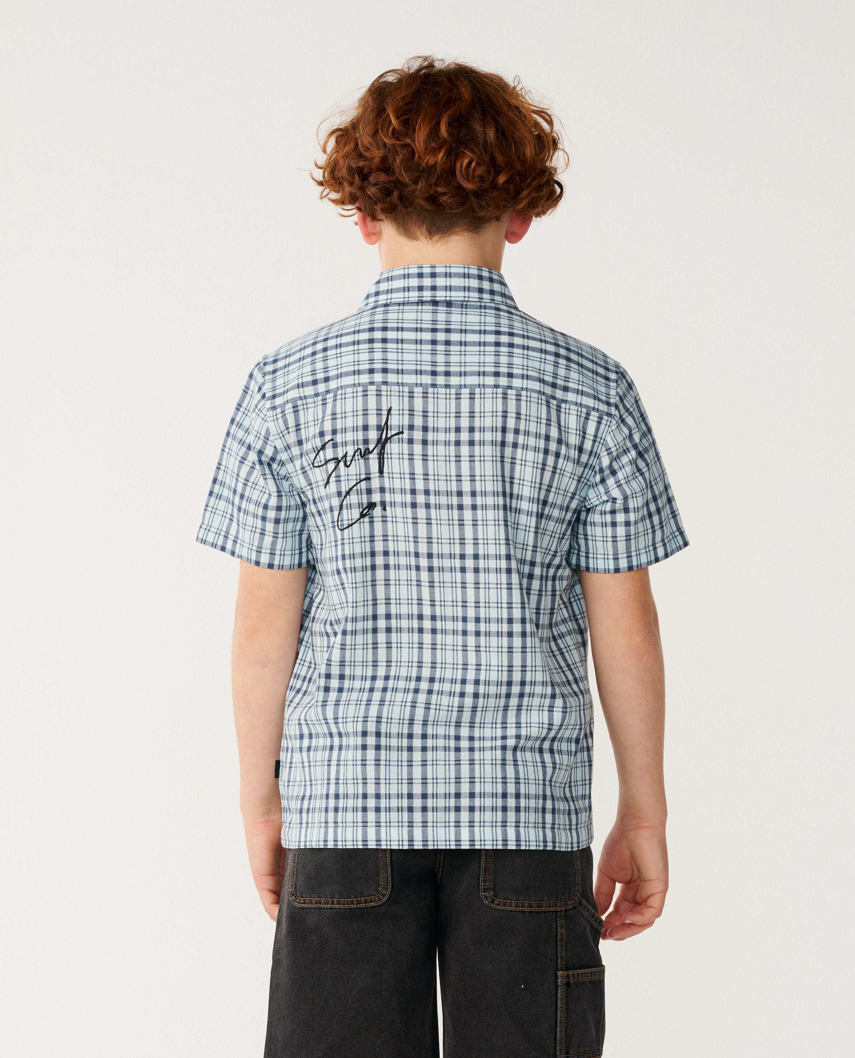Kids Surf Shack Plaid Shirt