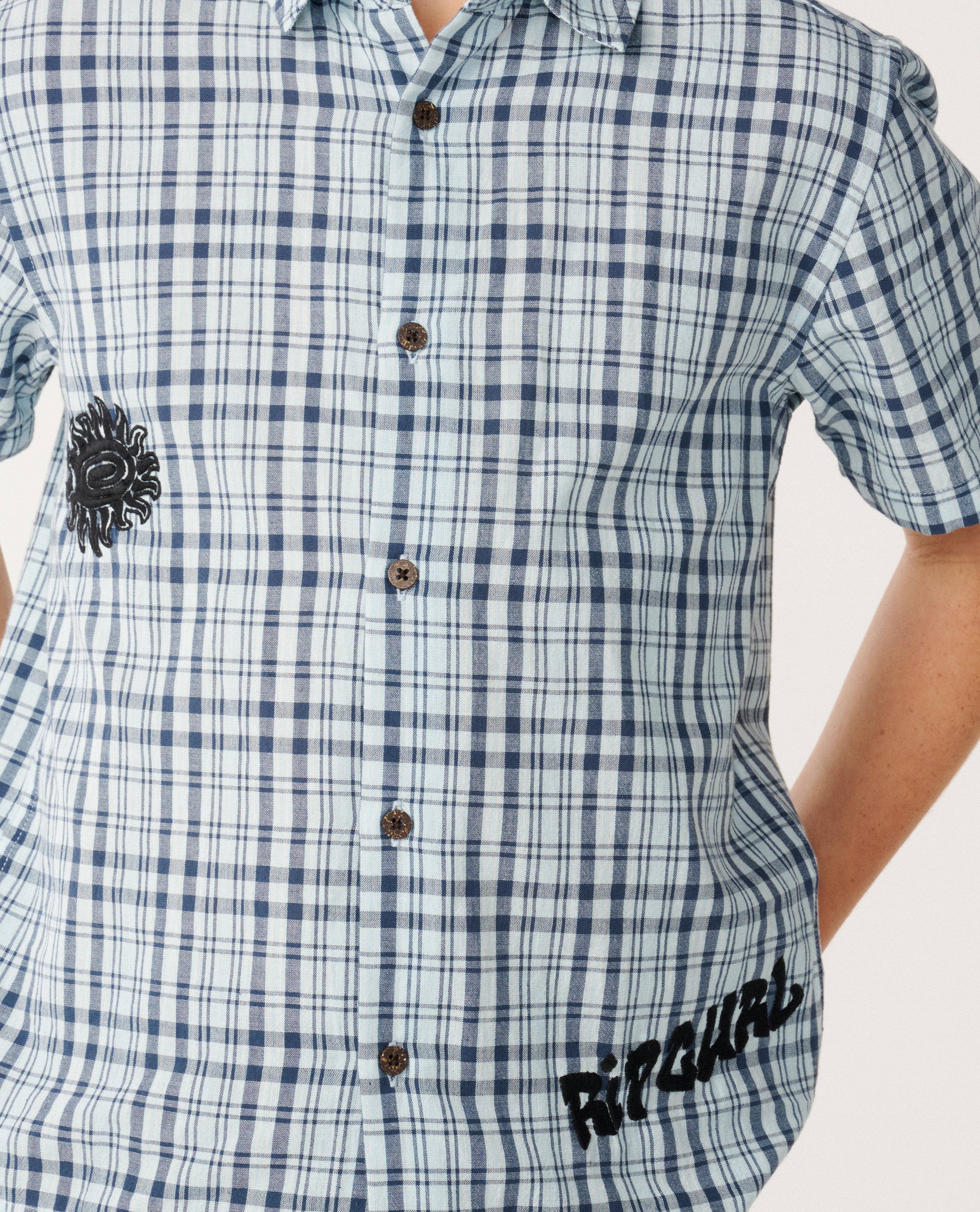 Kids Surf Shack Plaid Shirt