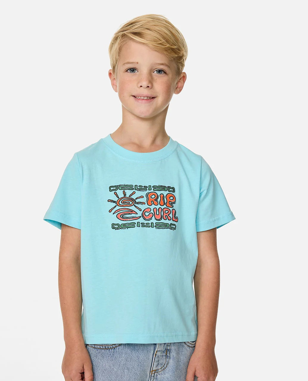 Boys Cosmic Surfing Logo Tee