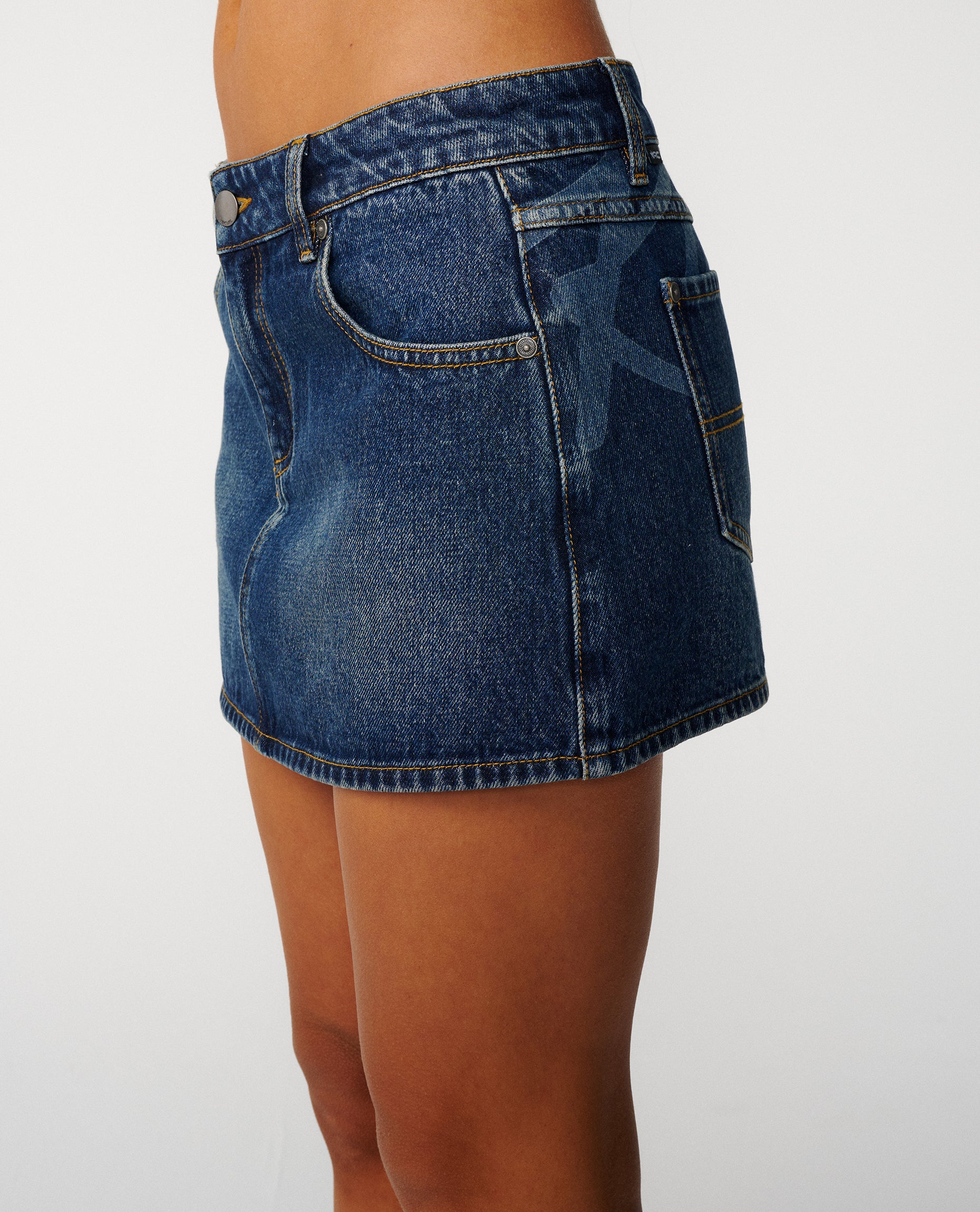 Archive Denim Mini Skirt