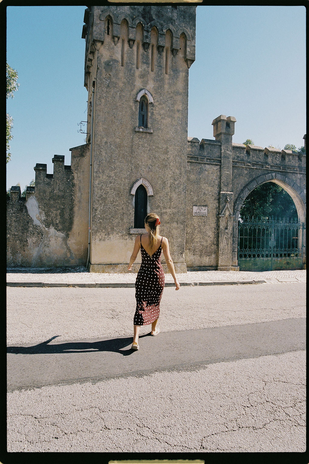 Polka Dot Midi Dress