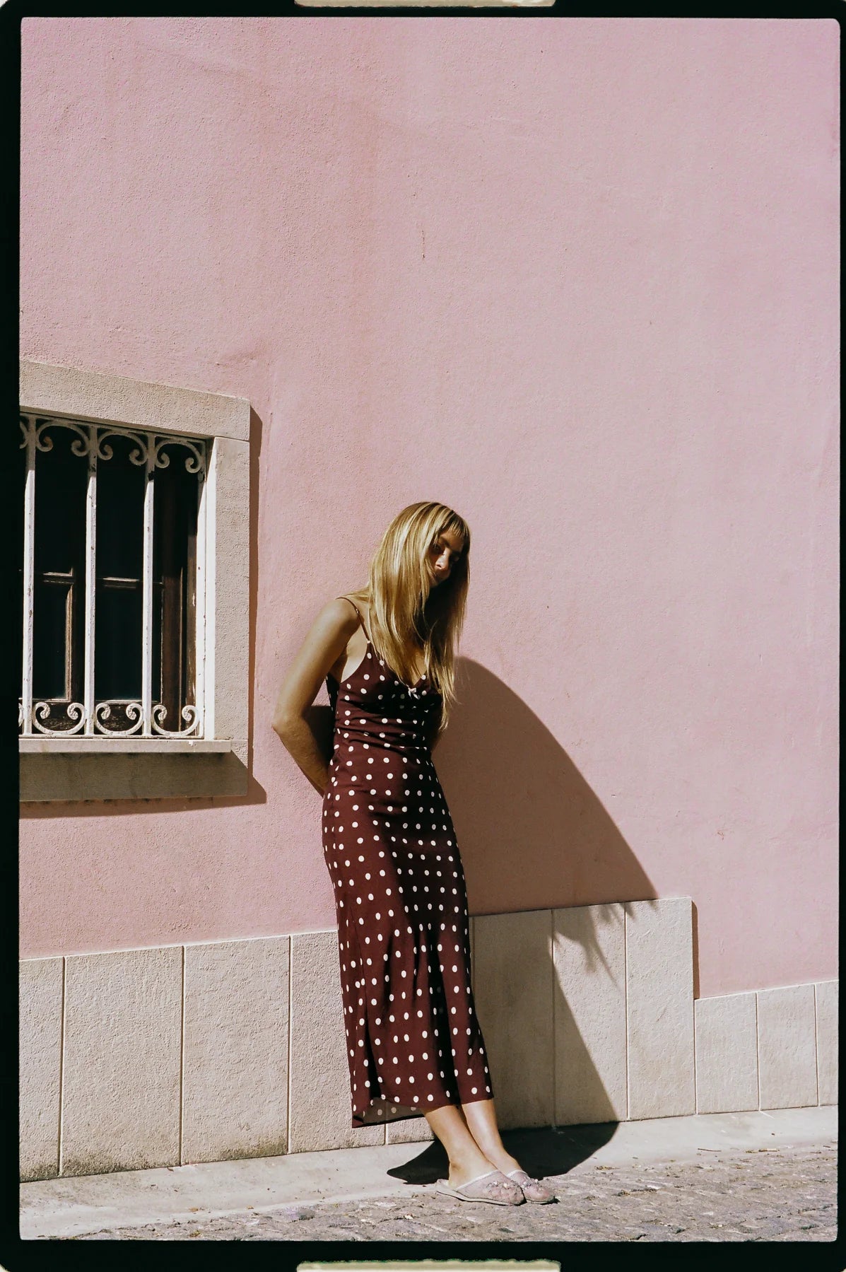 Polka Dot Midi Dress