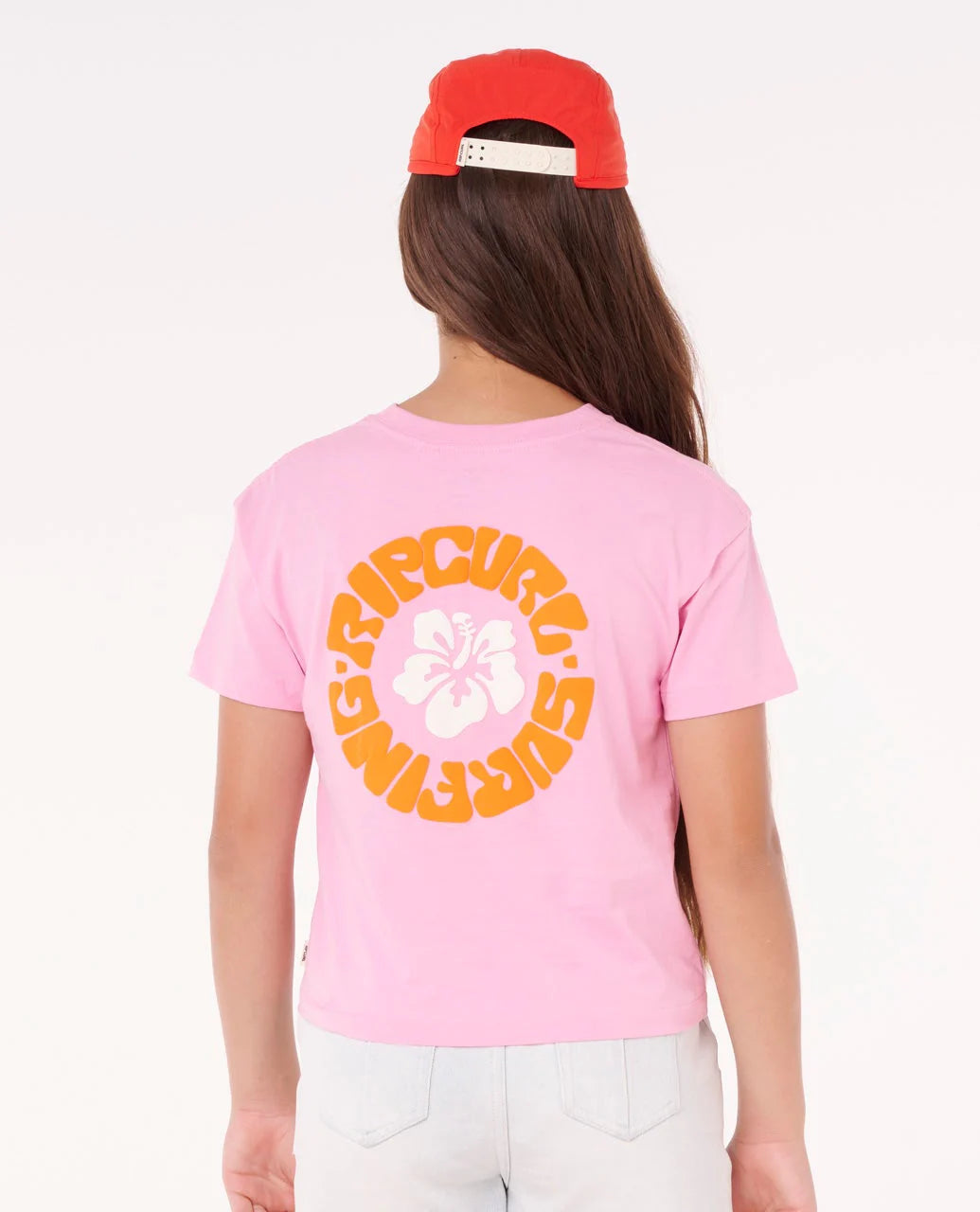 Girls Surf Puff Baby Crop Tee