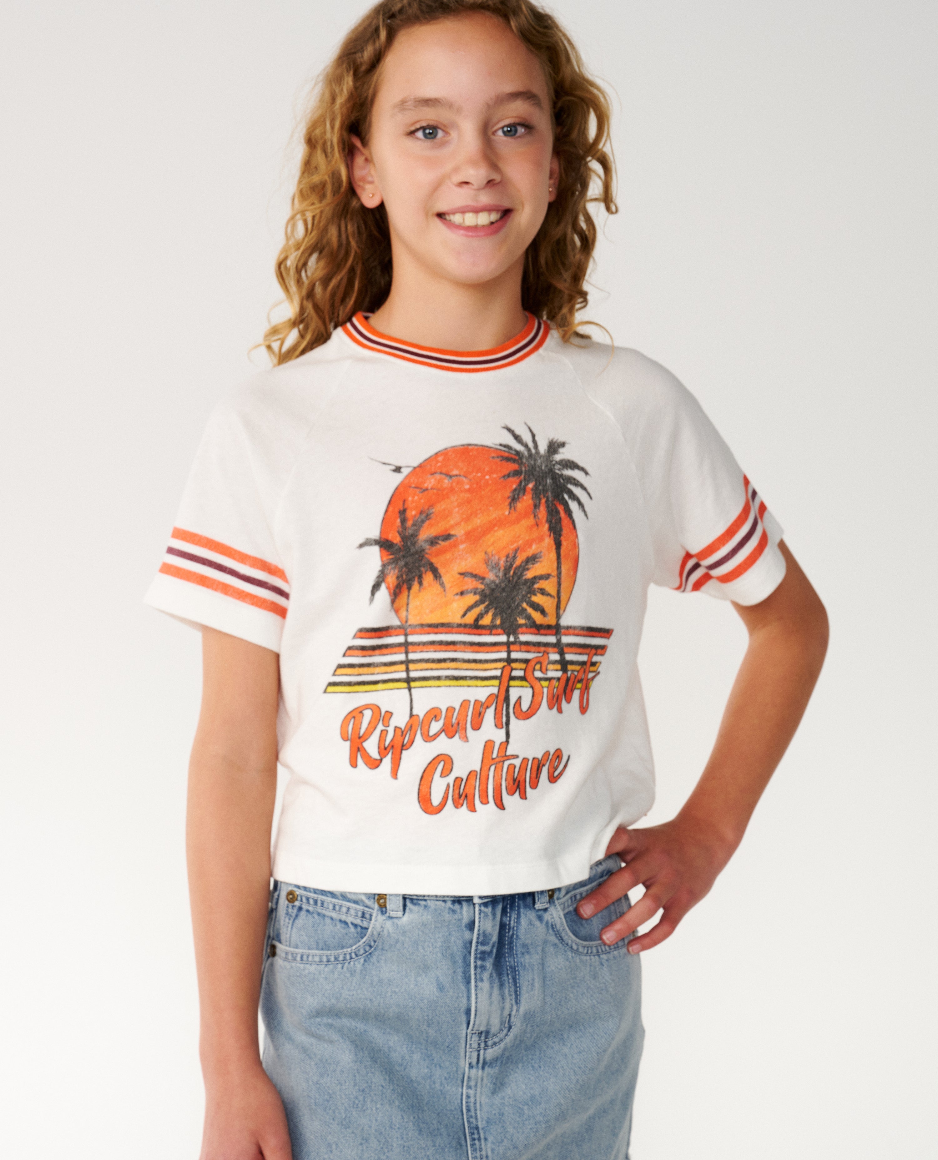 Kids Surf Culture Crop Tee