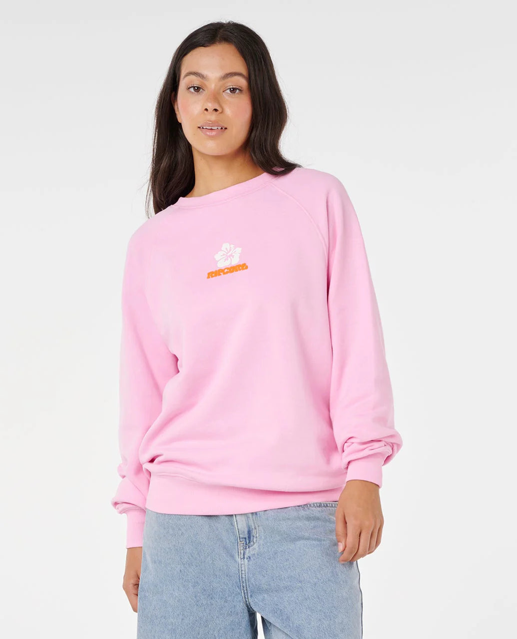 Luxe Surf Raglan Relaxed Crew