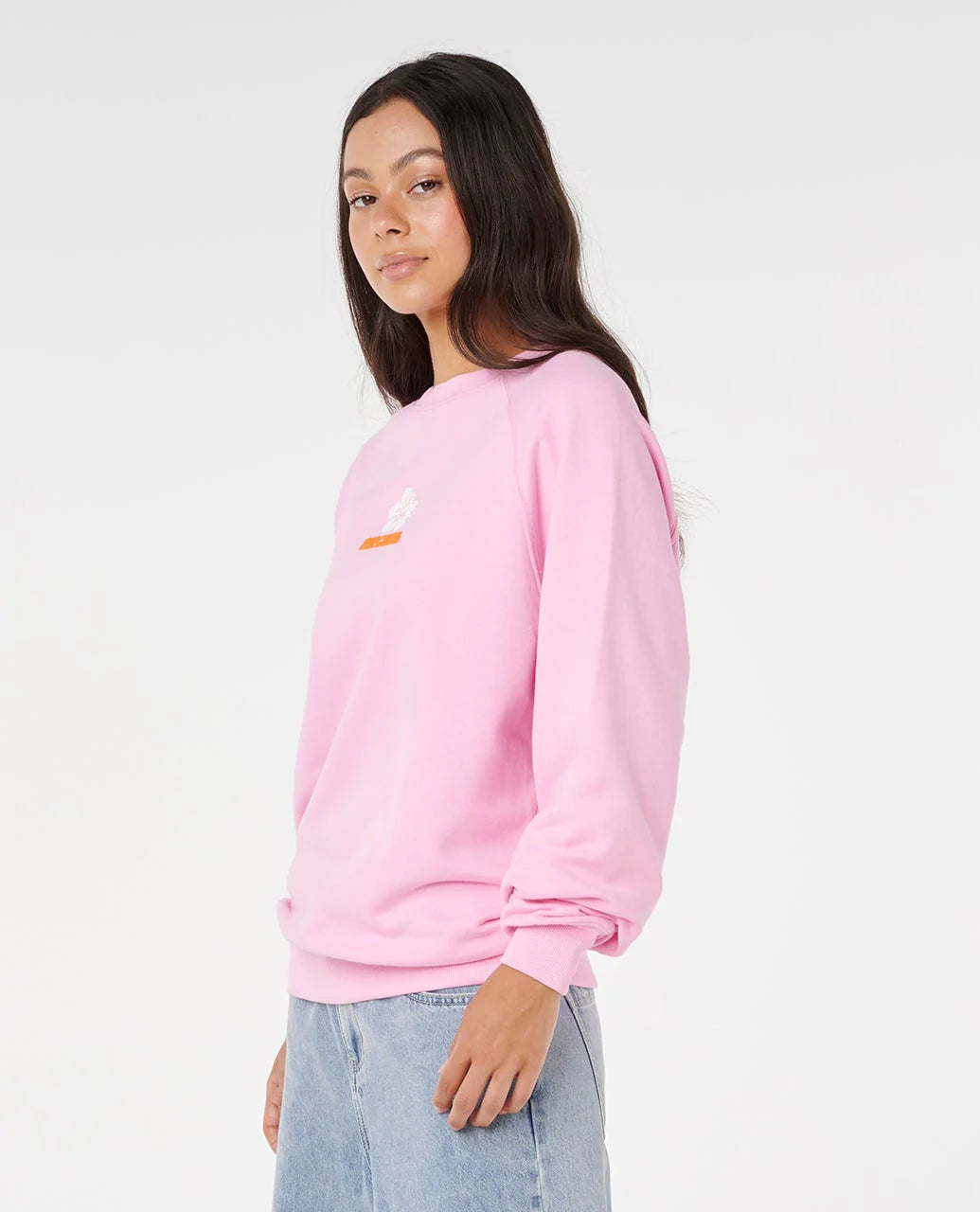 Luxe Surf Raglan Relaxed Crew