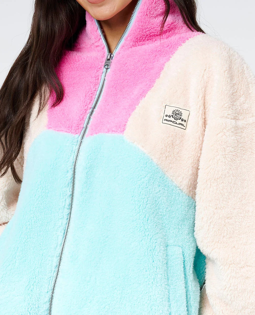 Block Party Zip Through Polar Fleece