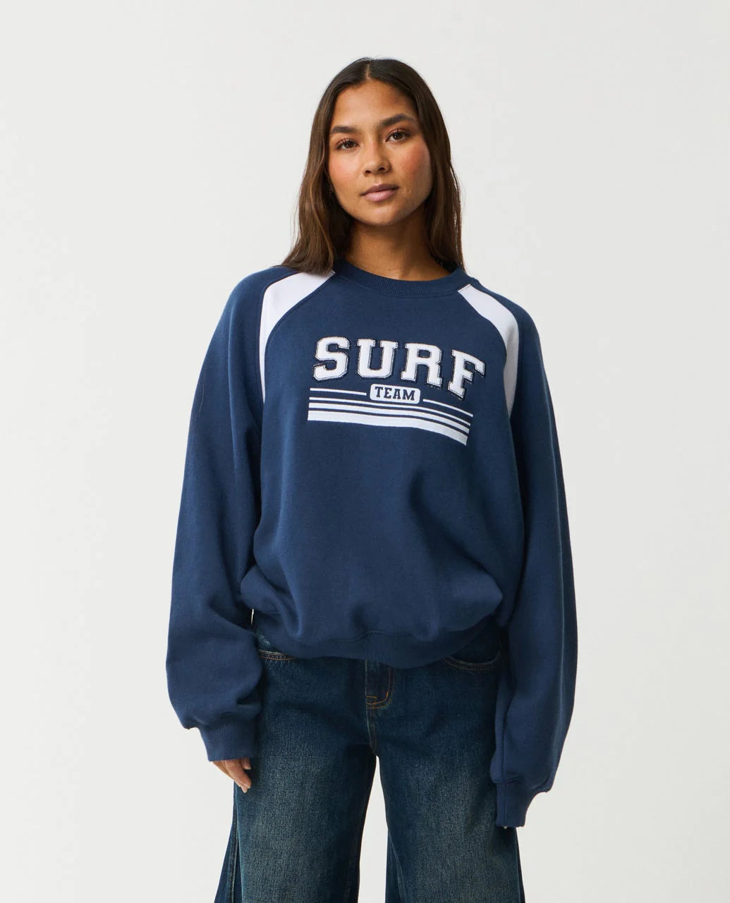 Retro Swell Oversized Crew