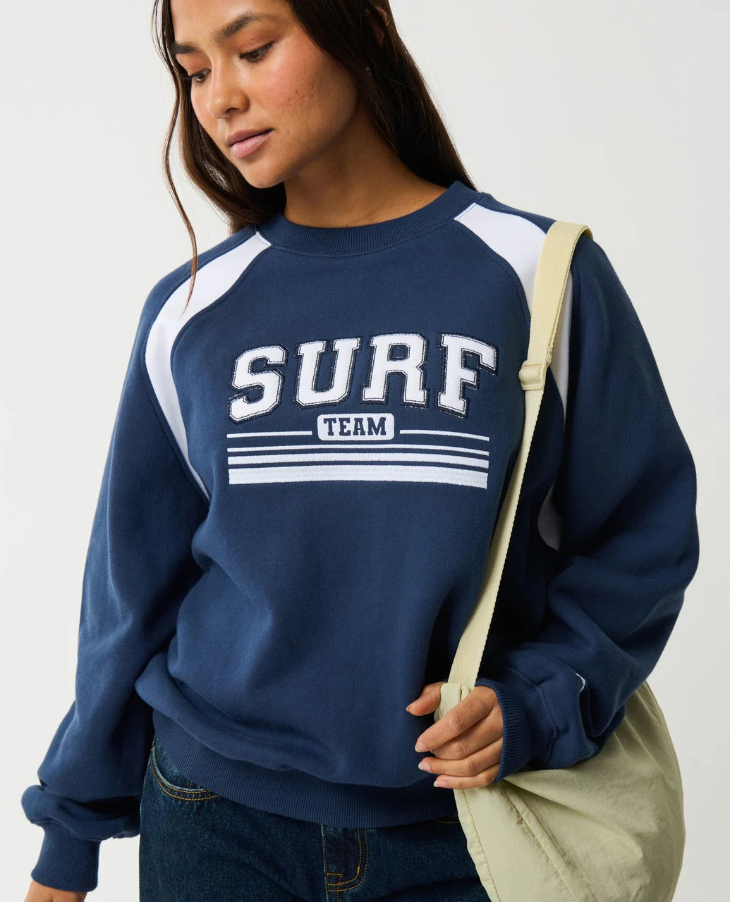 Retro Swell Oversized Crew