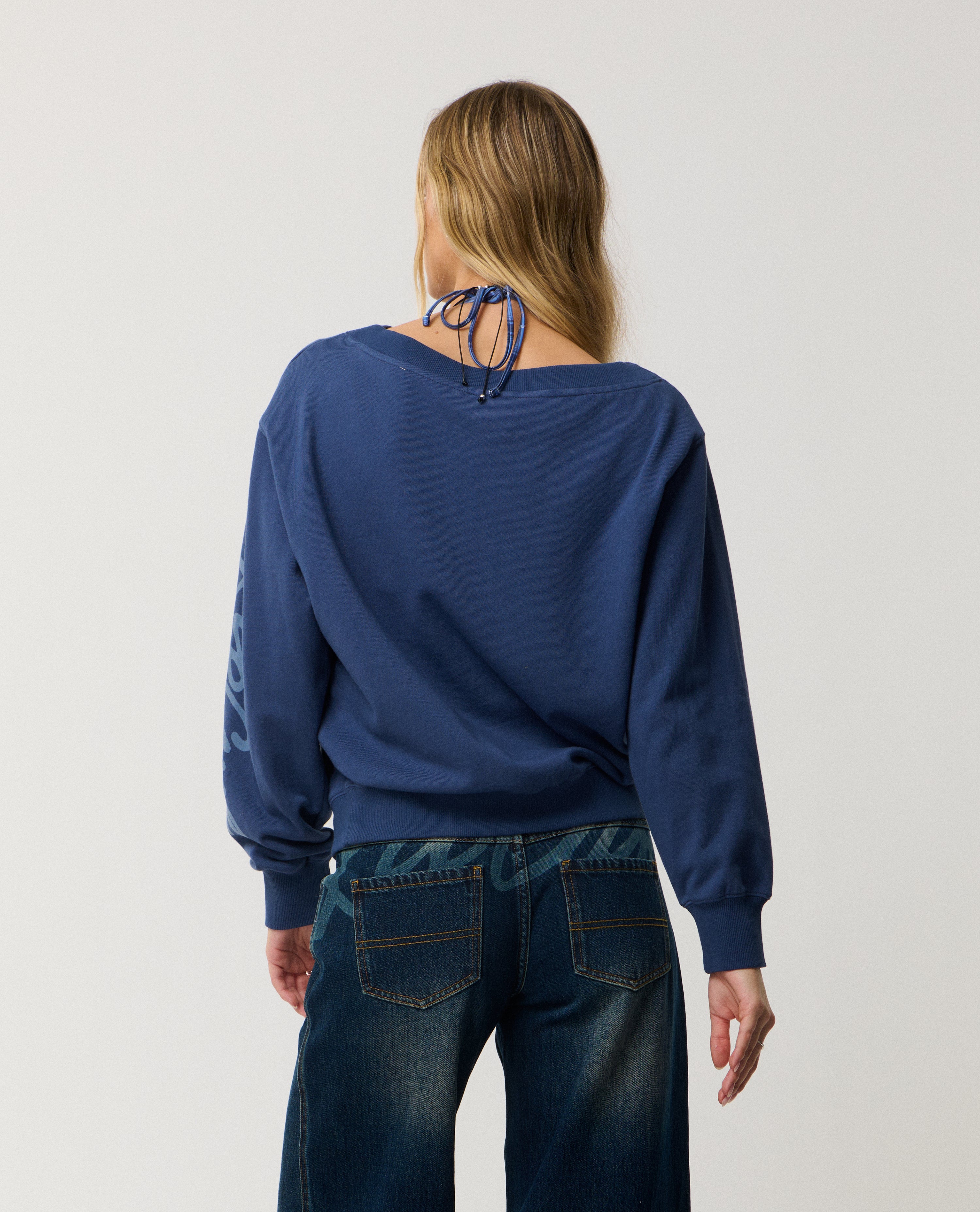 Archive Off Shoulder Crew Indigo