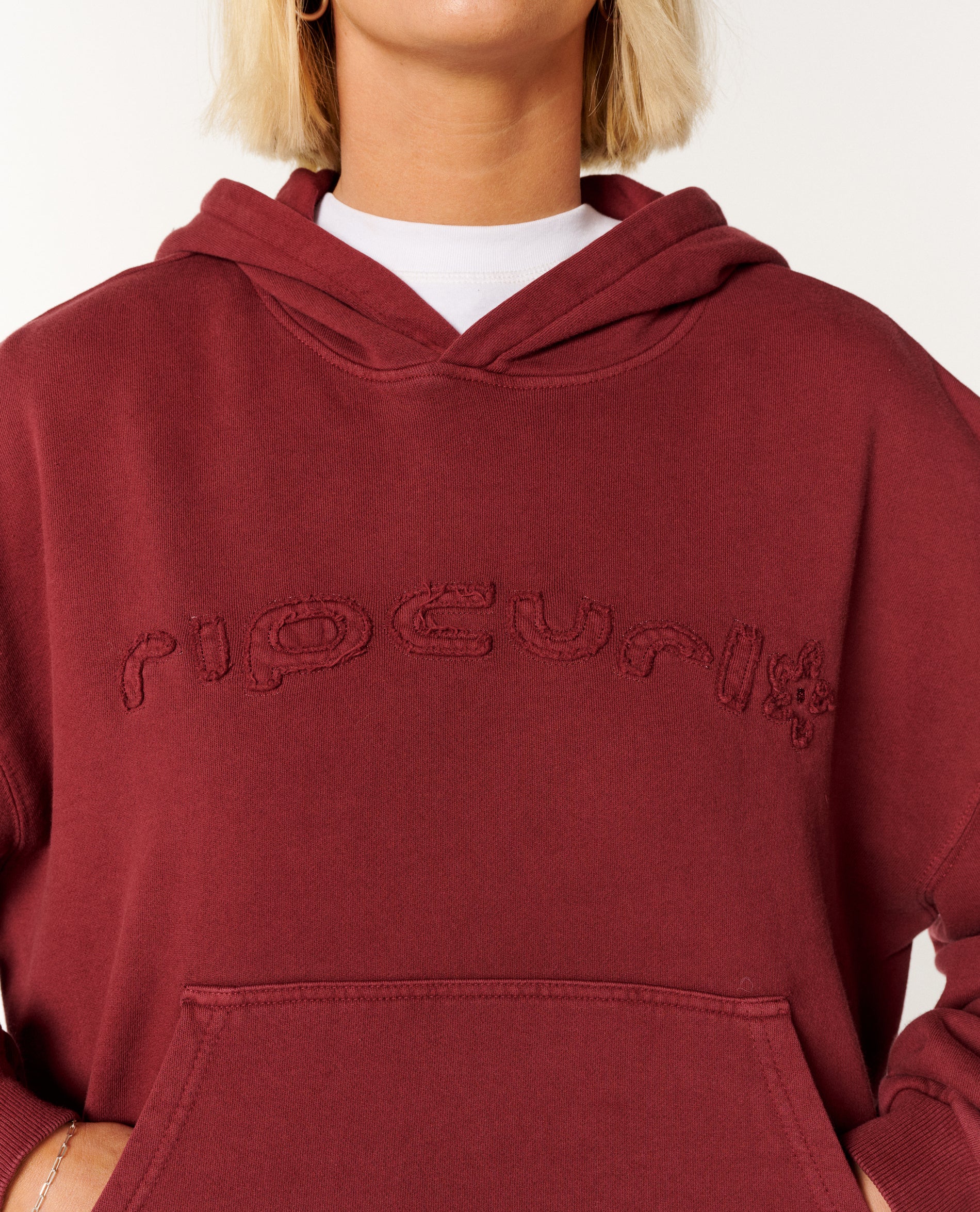 Distressed Logo Hood