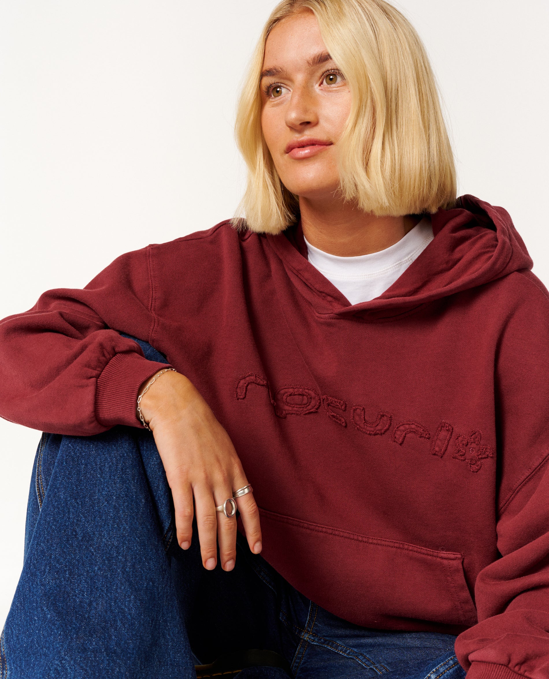 Distressed Logo Hood