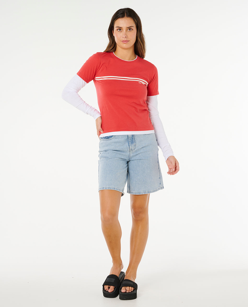 Surf Revival Layered Long Sleeve Tee