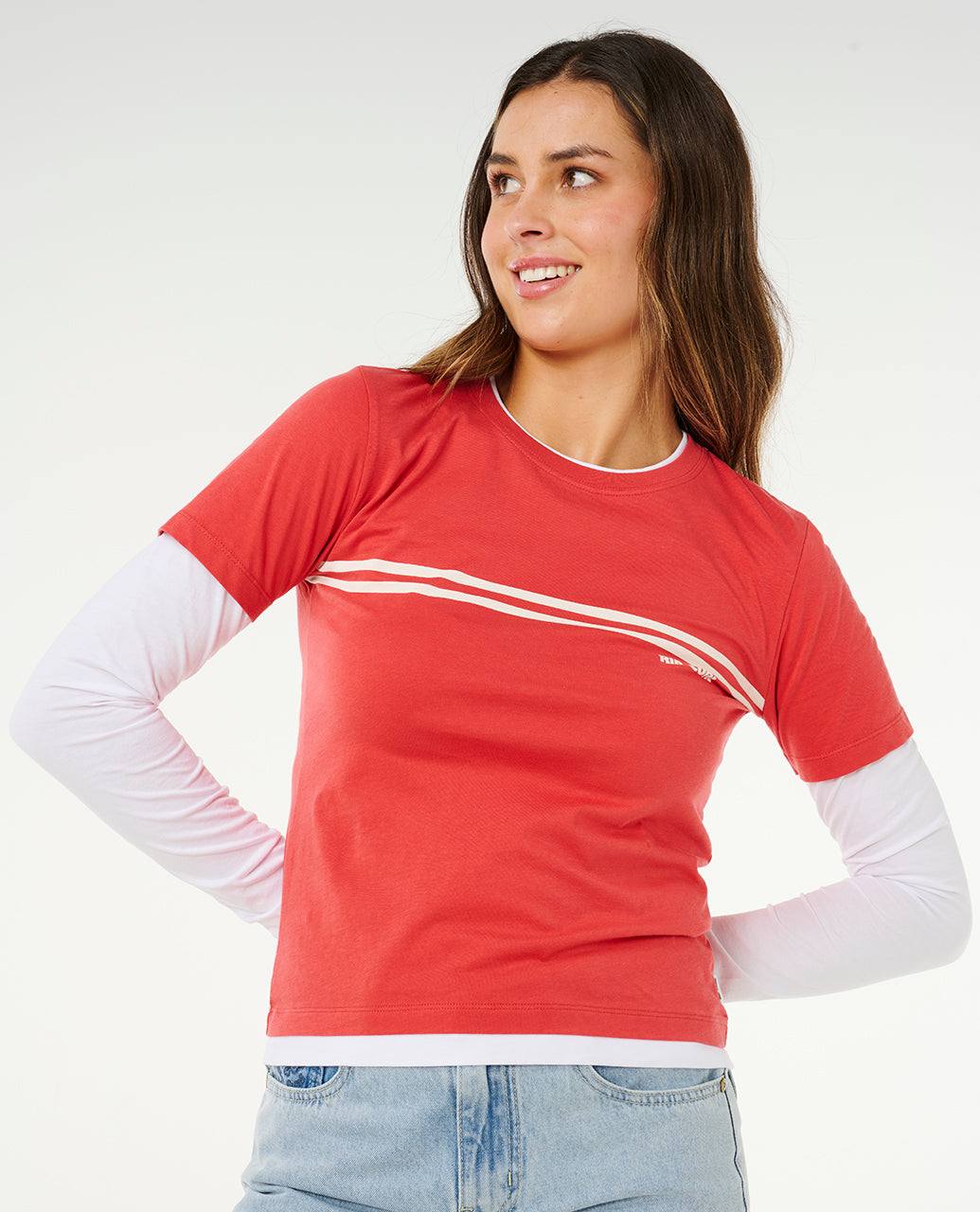 Surf Revival Layered Long Sleeve Tee