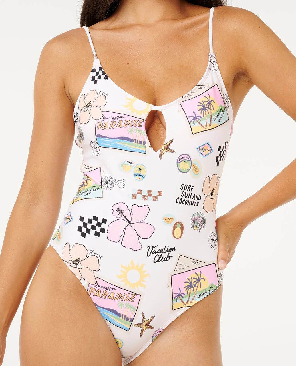 Postcards Cheeky Coverage One Piece