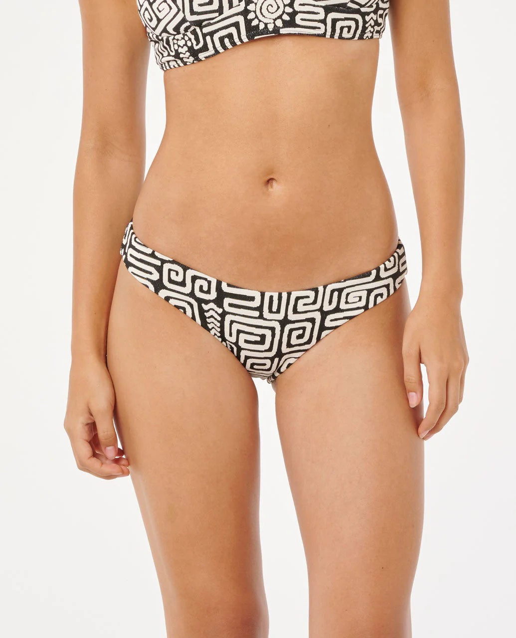 Sunset Jacquard Full Coverage Bikini Bottom