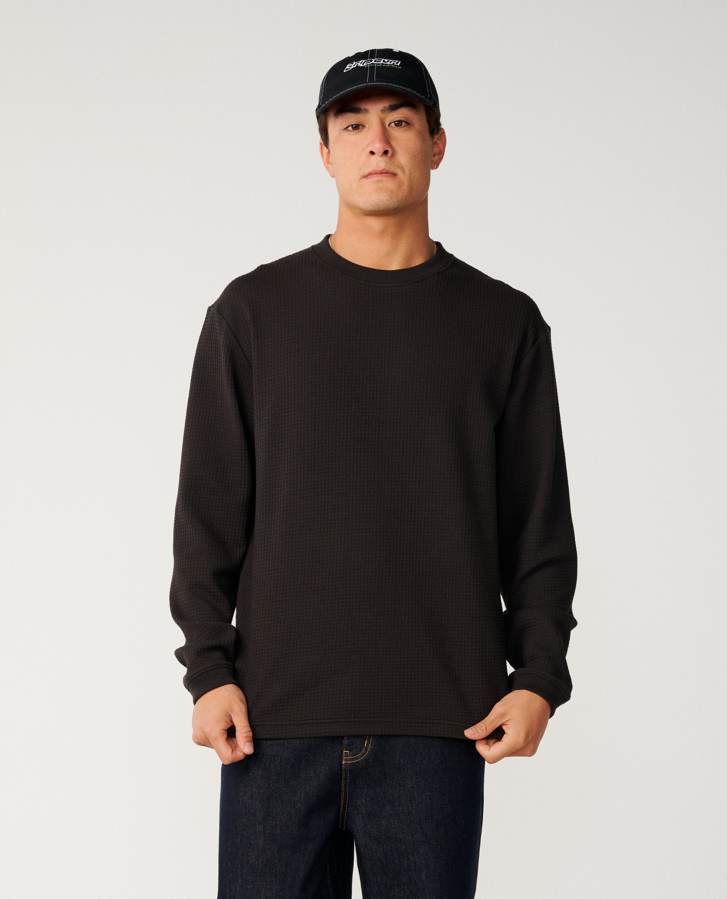 Premium Surf Waffle Long Sleeve Tee