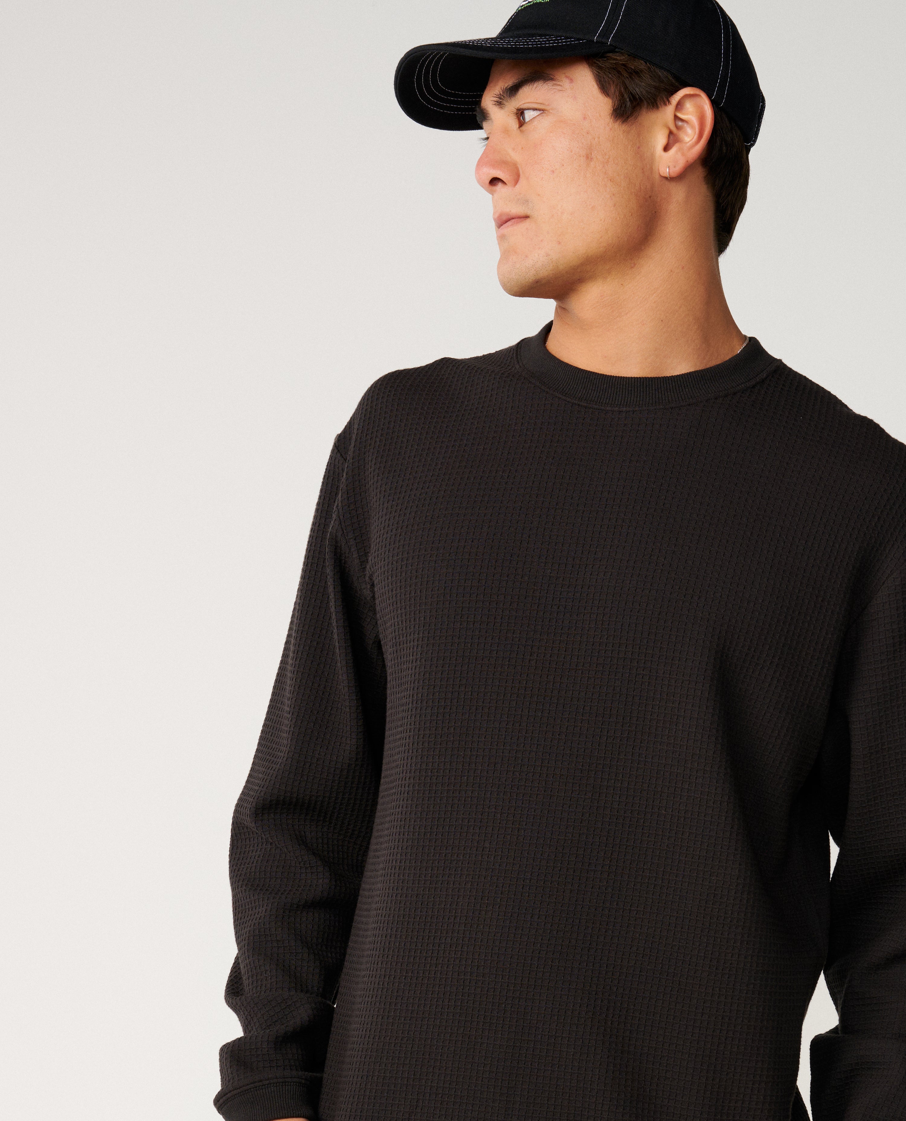 Premium Surf Waffle Long Sleeve Tee