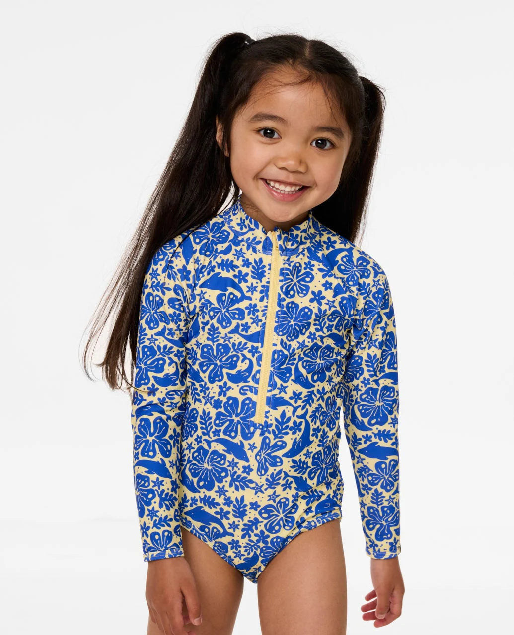 Girls Sun And Swell Long Sleeve Surfsuit