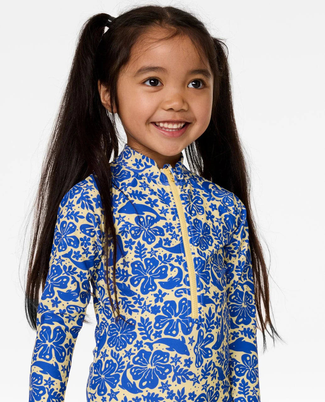 Girls Sun And Swell Long Sleeve Surfsuit