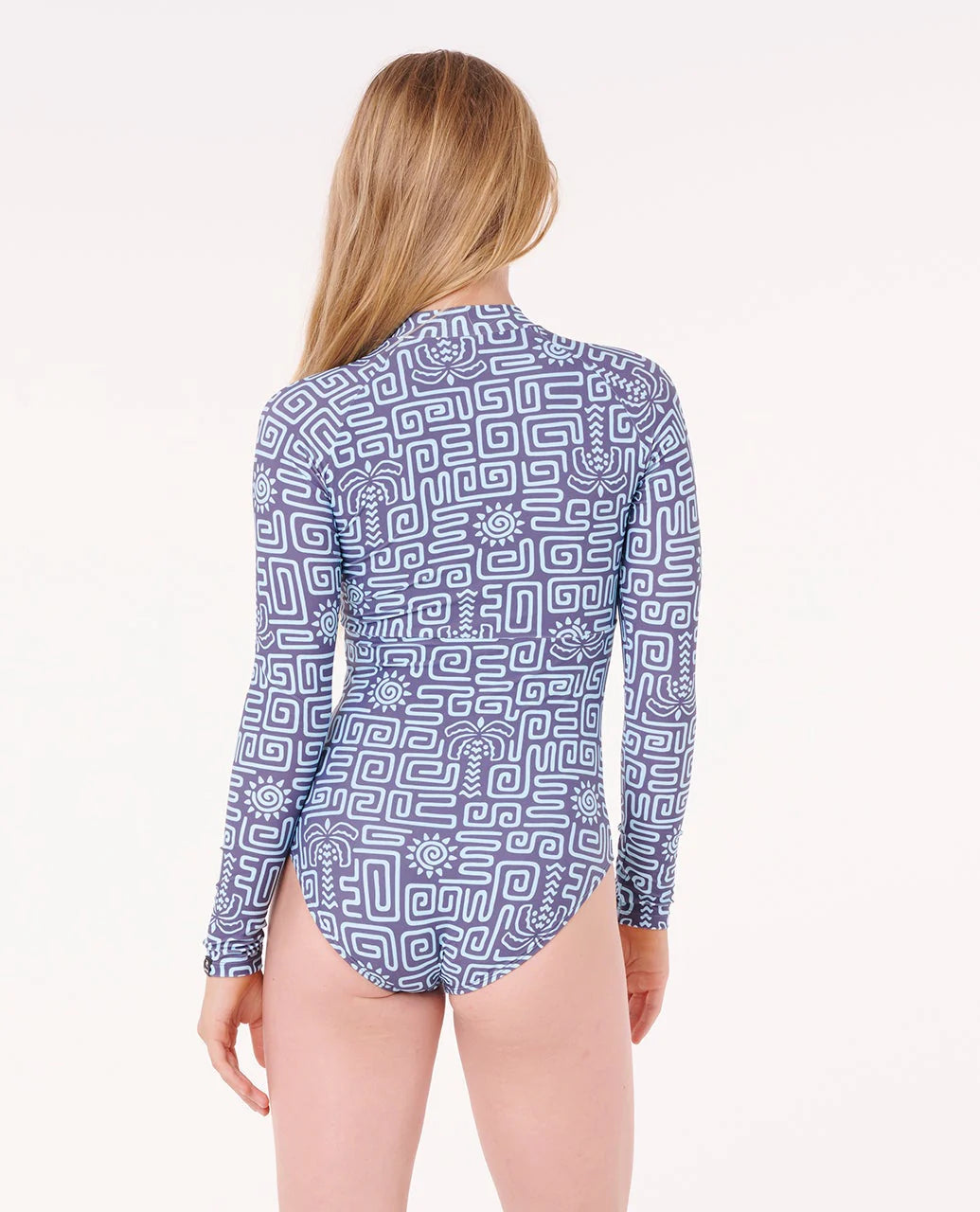 Girls Sunset Luau Surfsuit