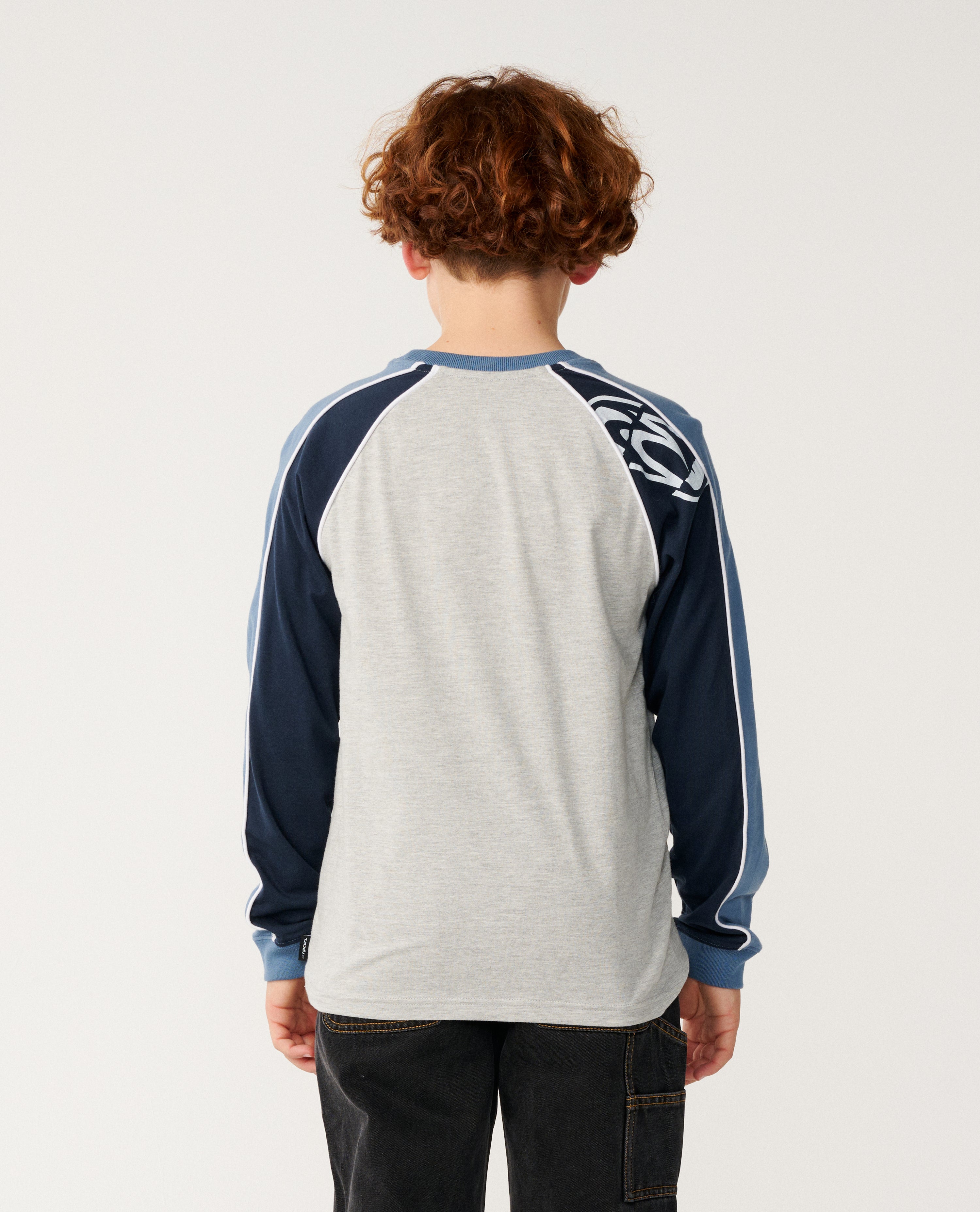 Kids Archive Panel Long Sleeve Tee
