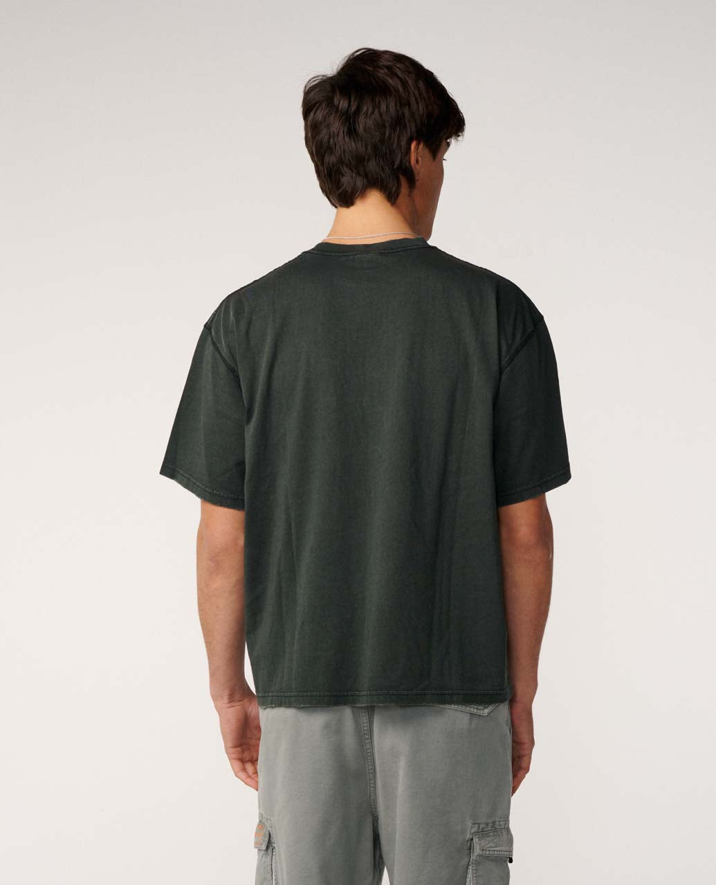 Archive Rota Panel Tee Washed Black