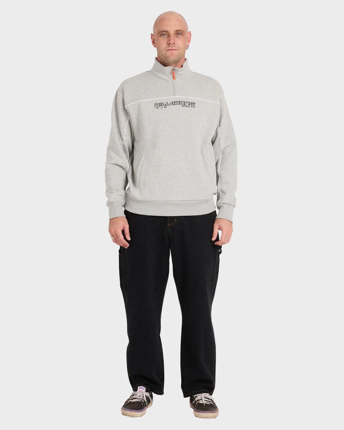 Zoom Mens Spec 73 Quarter Zip Fleece Pullover