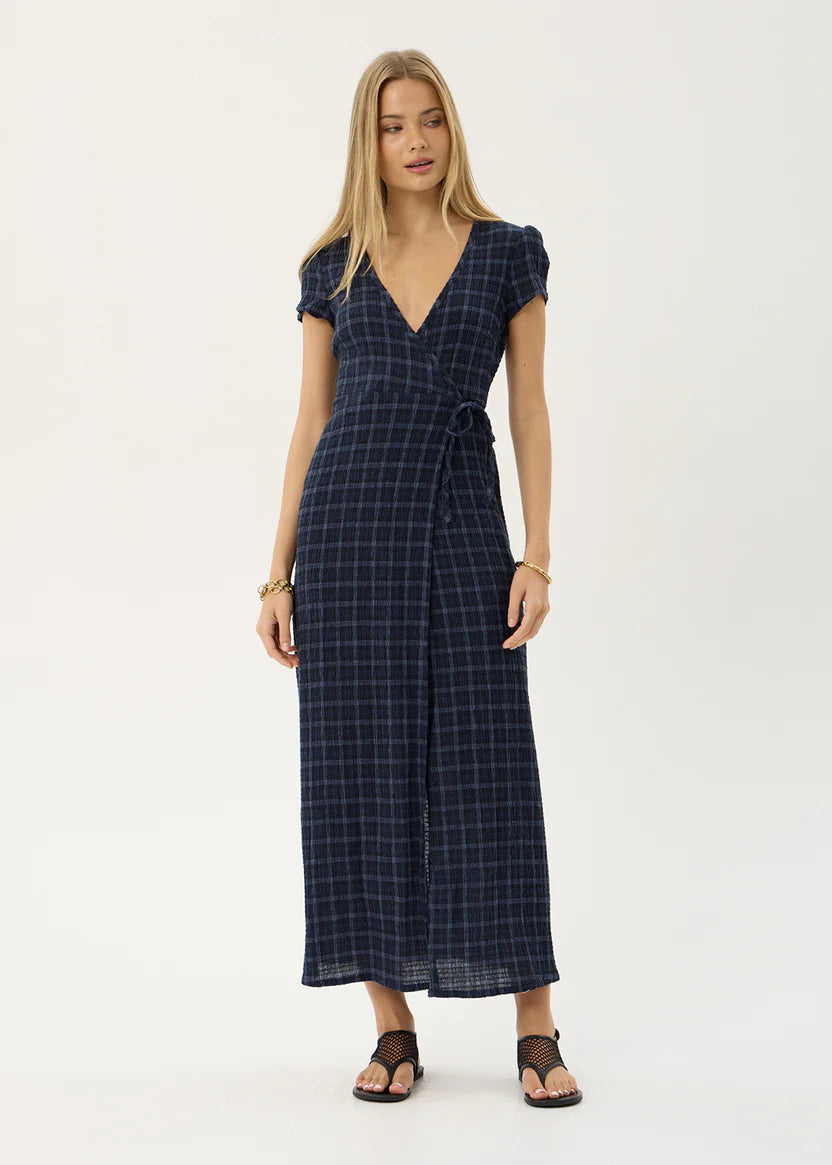Felicity Seersucker Maxi Dress