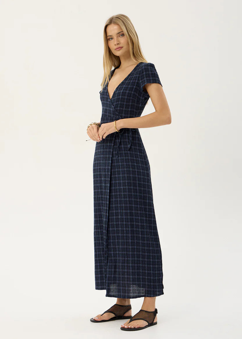 Felicity Seersucker Maxi Dress