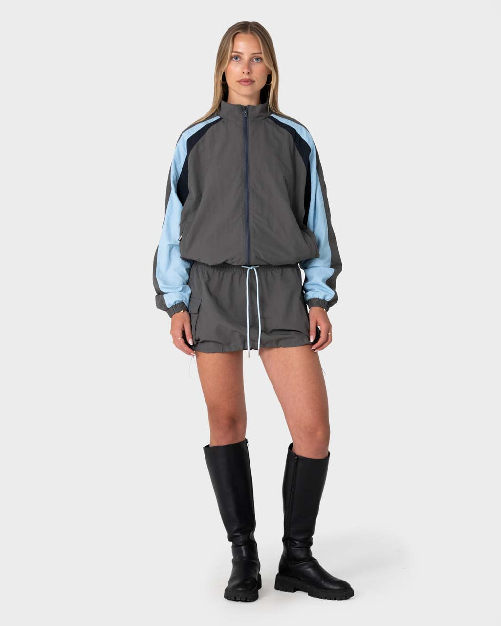 Breezy Wind Cheater Zip Through Jacket