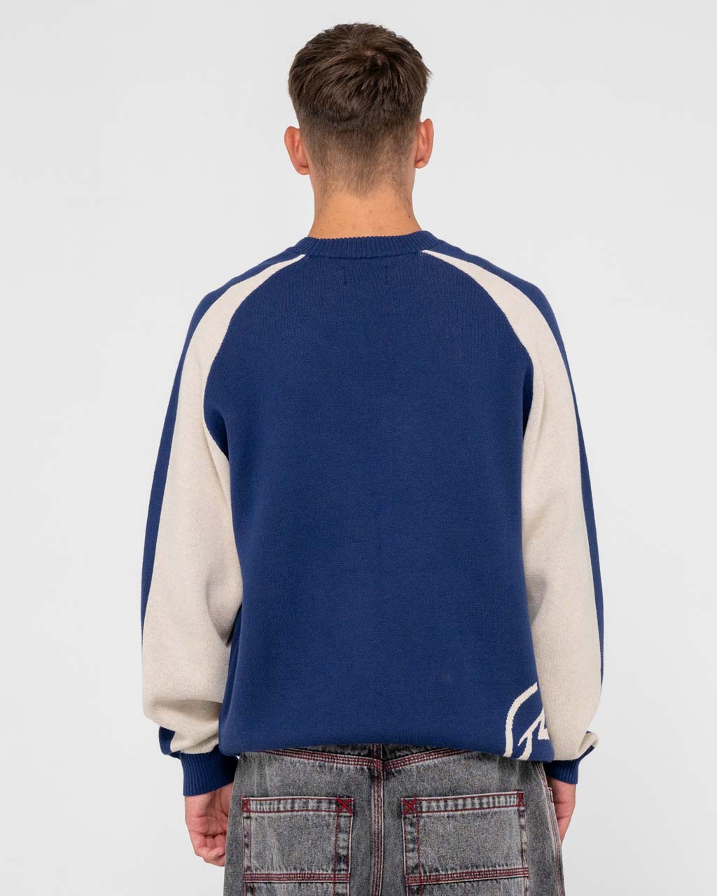 Roll Safe Boxy Knitted Crew