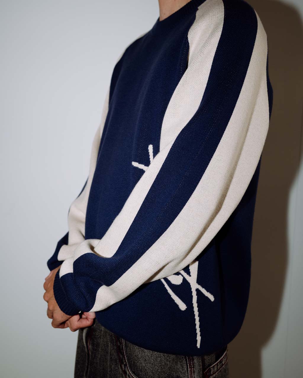 Roll Safe Boxy Knitted Crew
