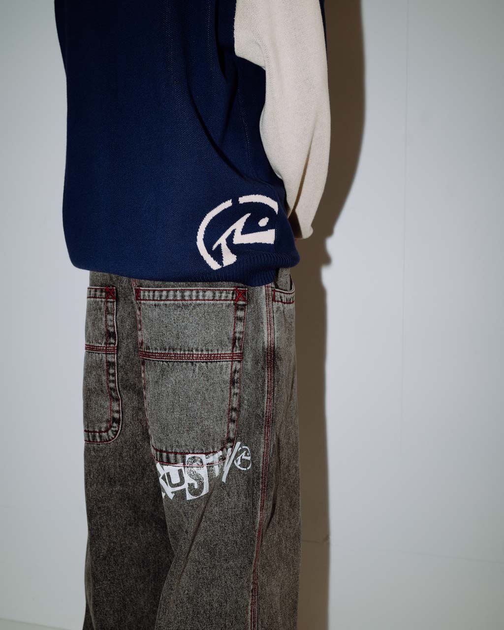 Roll Safe Boxy Knitted Crew