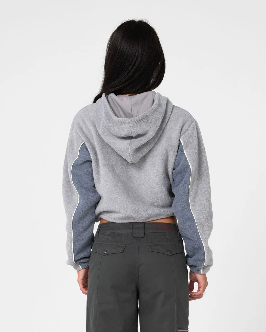 Two Tides Cropped Zip Through Polar Fleece