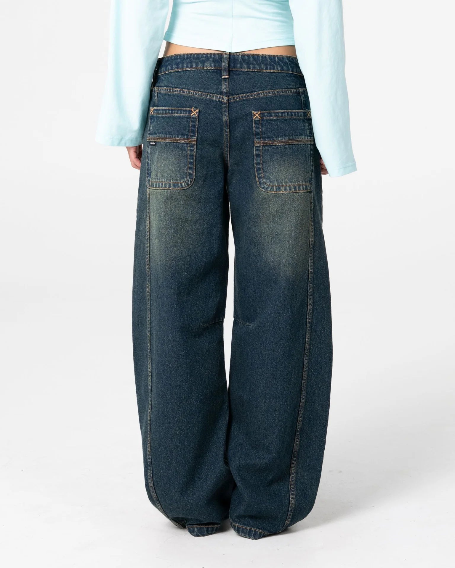 Pammy Panelled Leg Jean