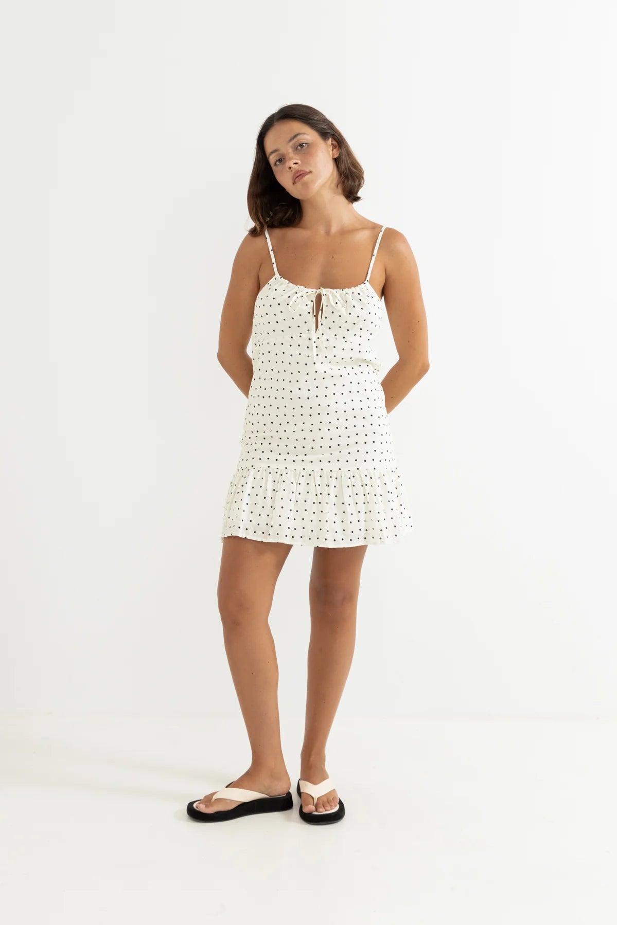 Polka Mini Dress