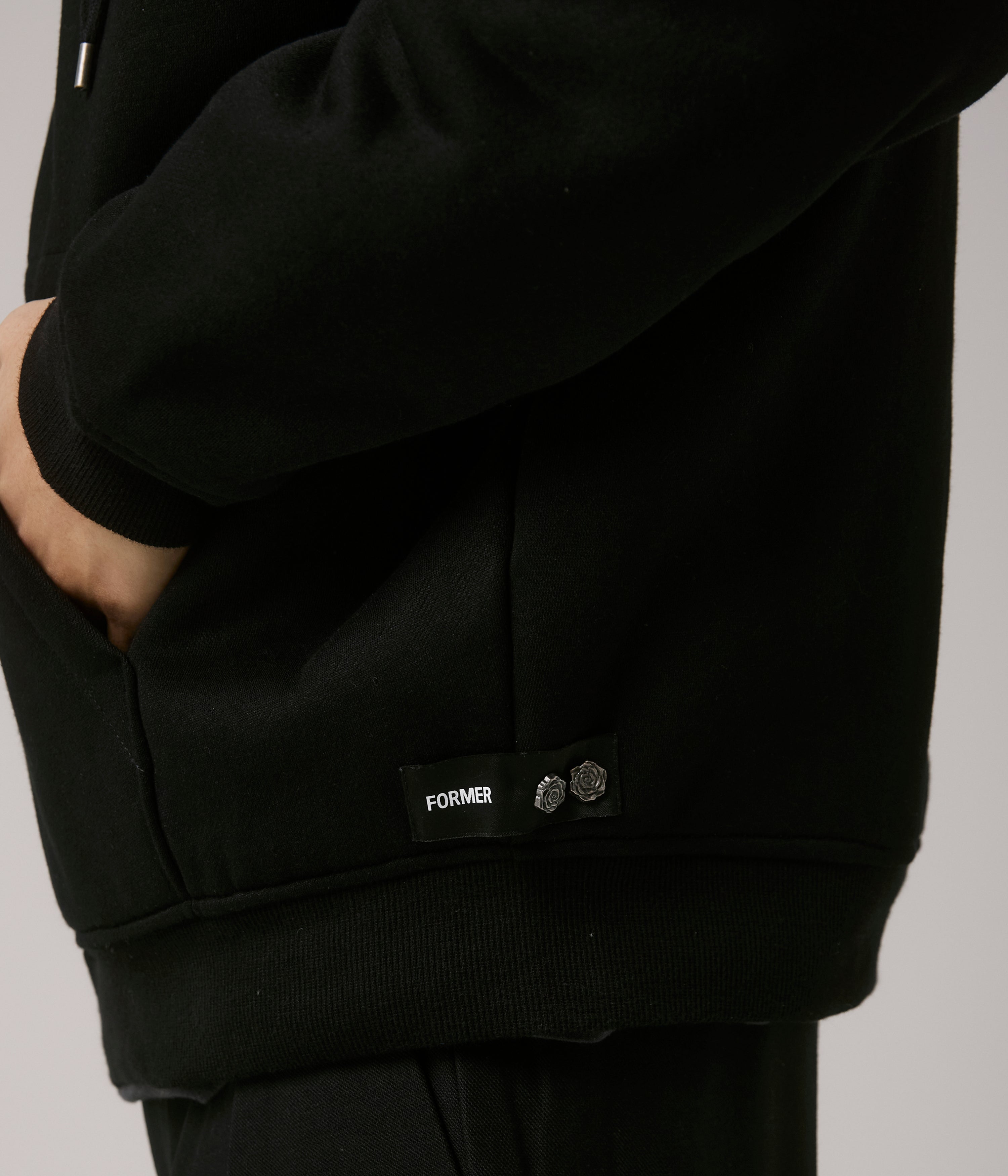 CA Lined Zip Through Hoodie
