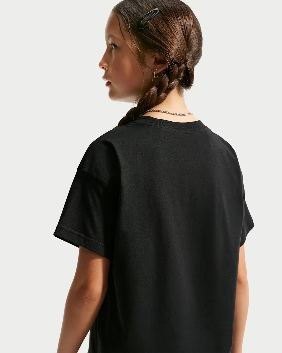 Nike Junior Dolphin Boyfriend Tee Burgundy