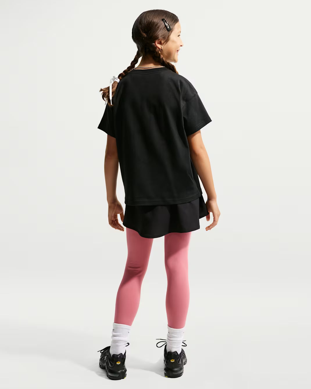 Nike Junior Dolphin Boyfriend Tee Burgundy