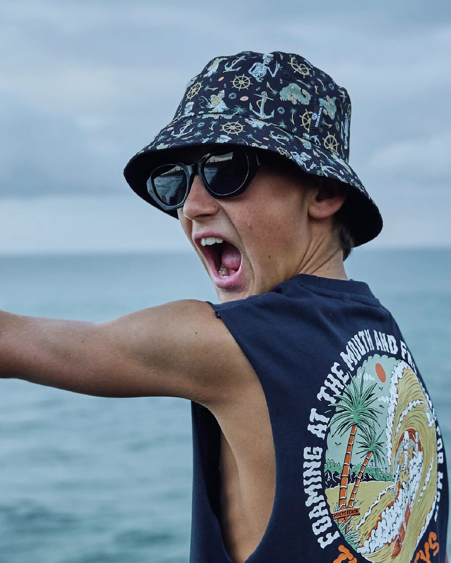 Croc Captain Reversible Bucket Hat