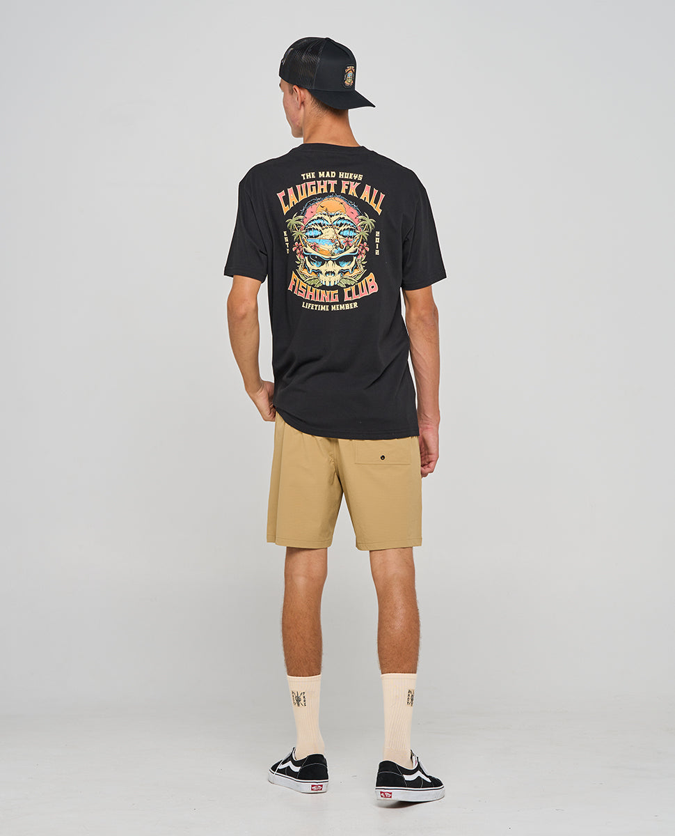 Caught Fk All Skull Short Sleeve Tee