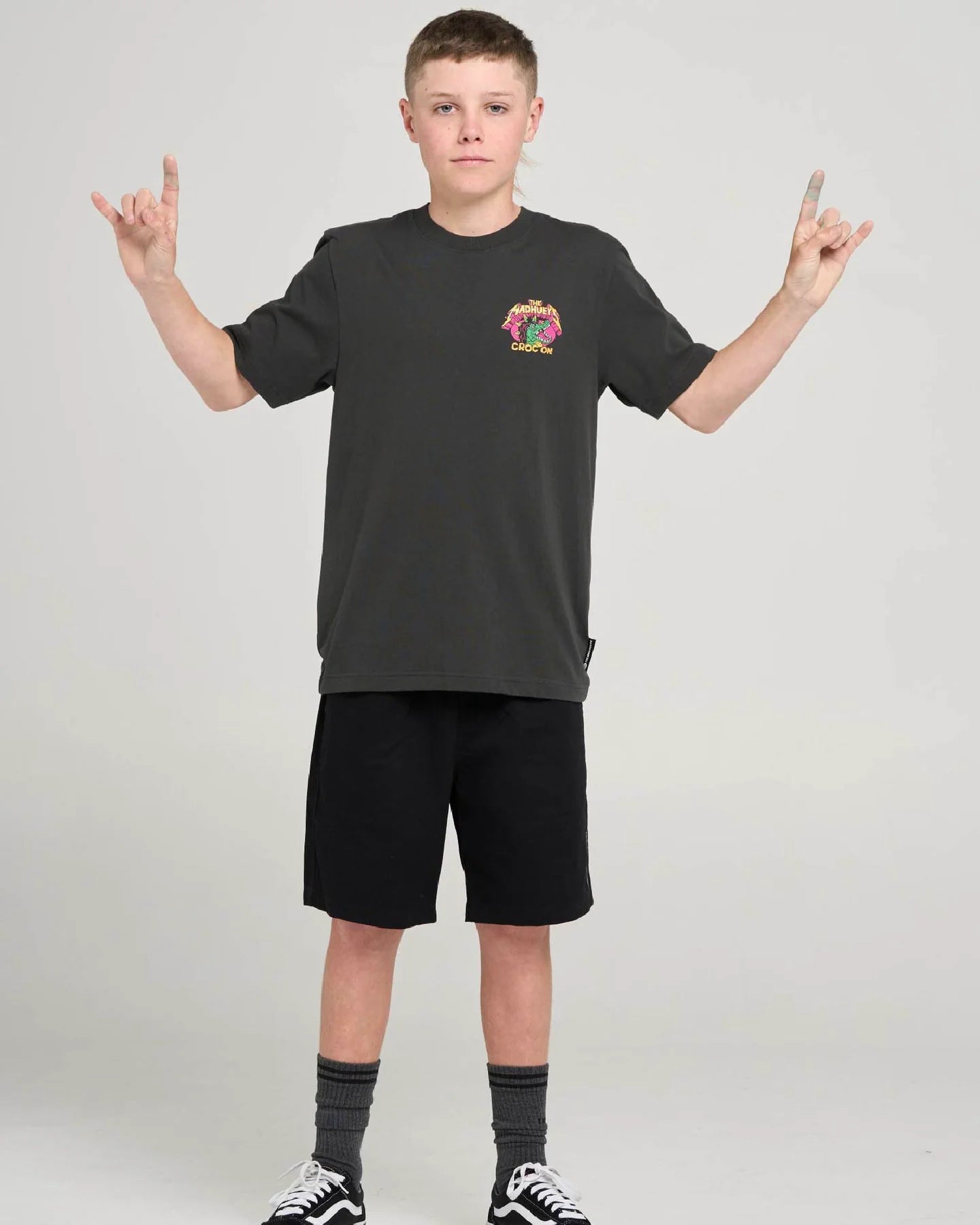 Kids Croc On Tee