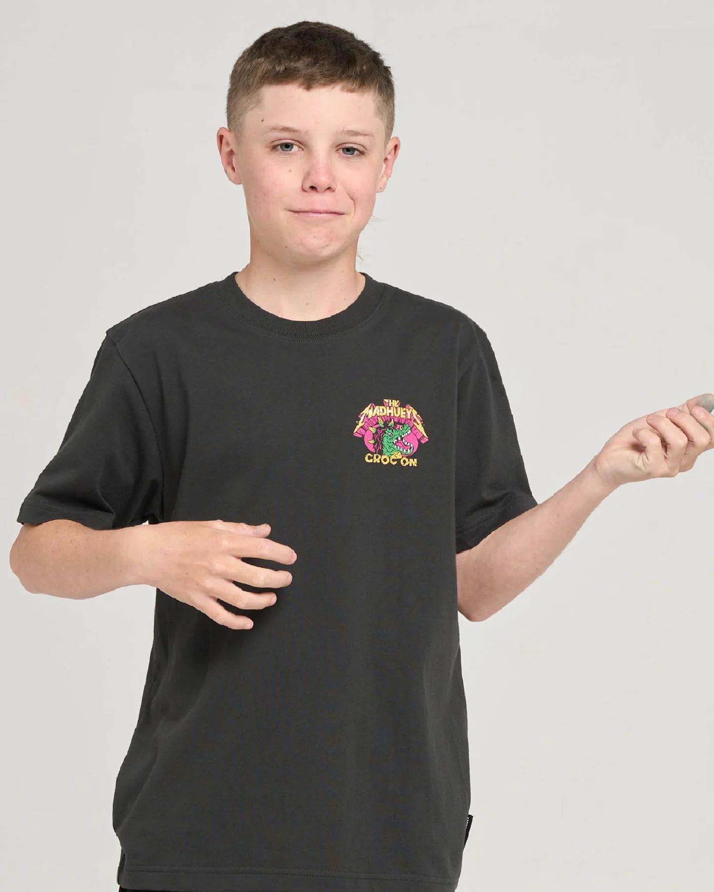 Kids Croc On Tee