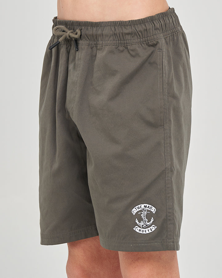 Kids Skull Anchor 16" Volley Short