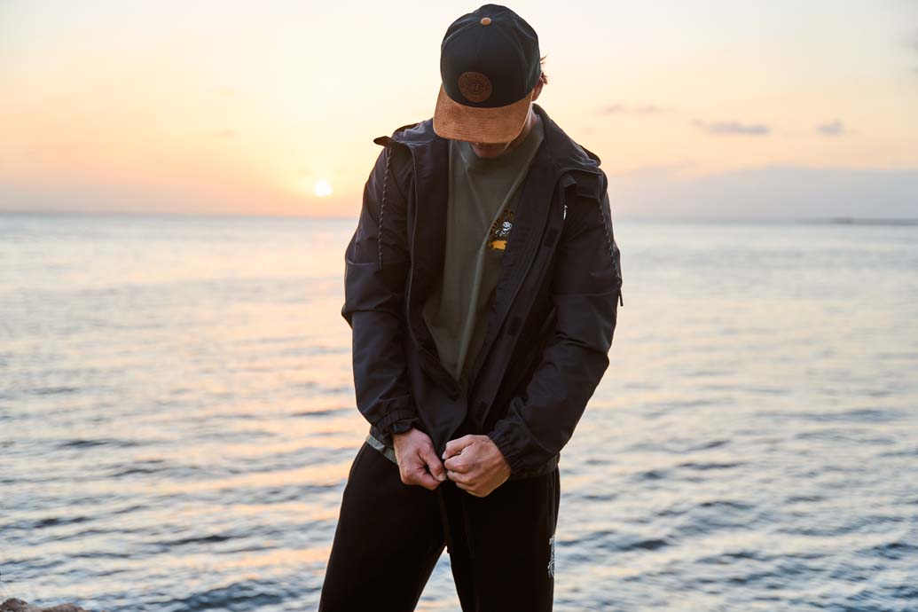 Sued Twill Snapback Cap