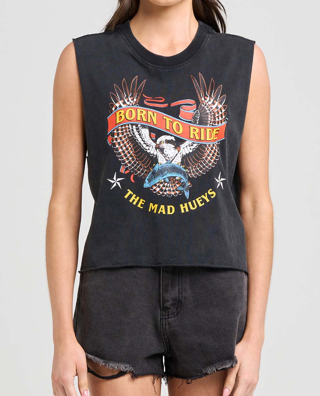 Born To Ride Crop Muscle