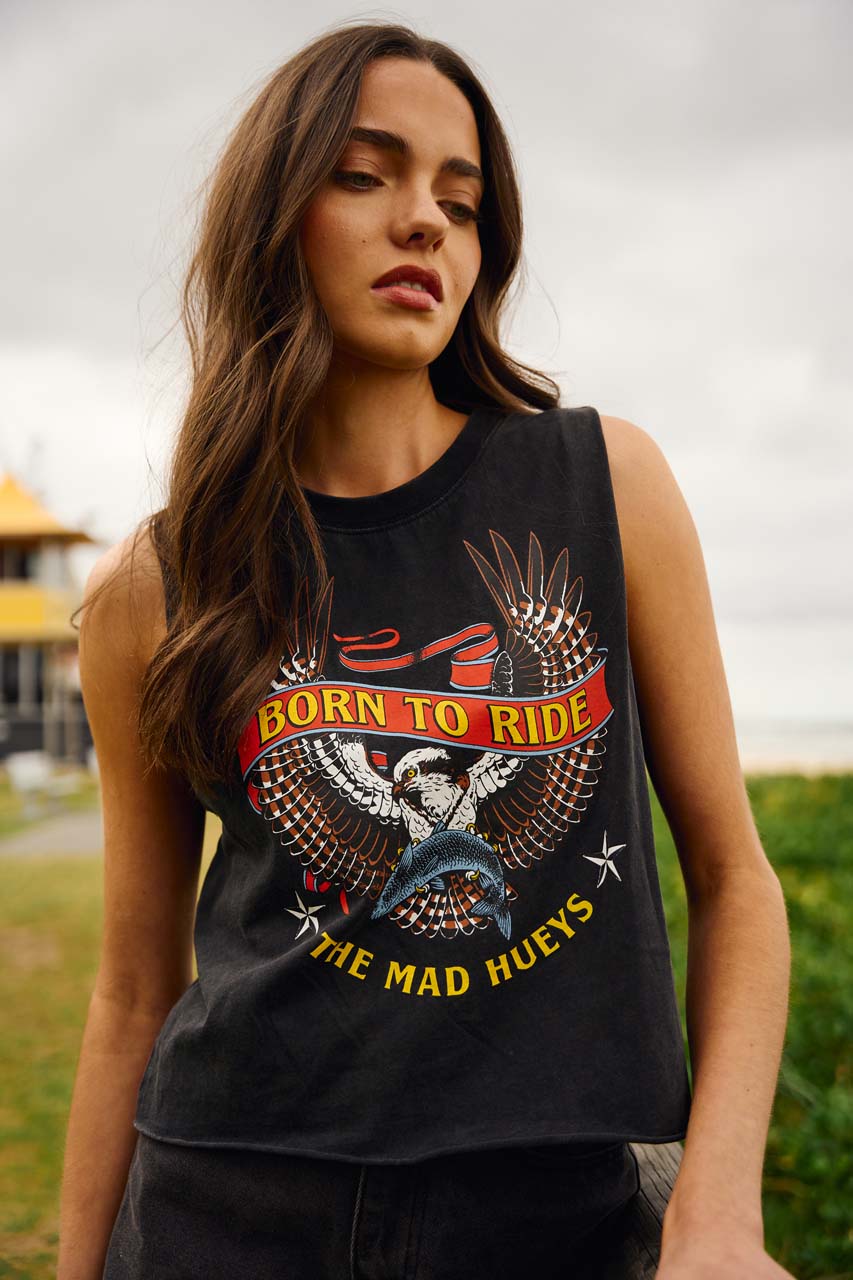 Born To Ride Crop Muscle