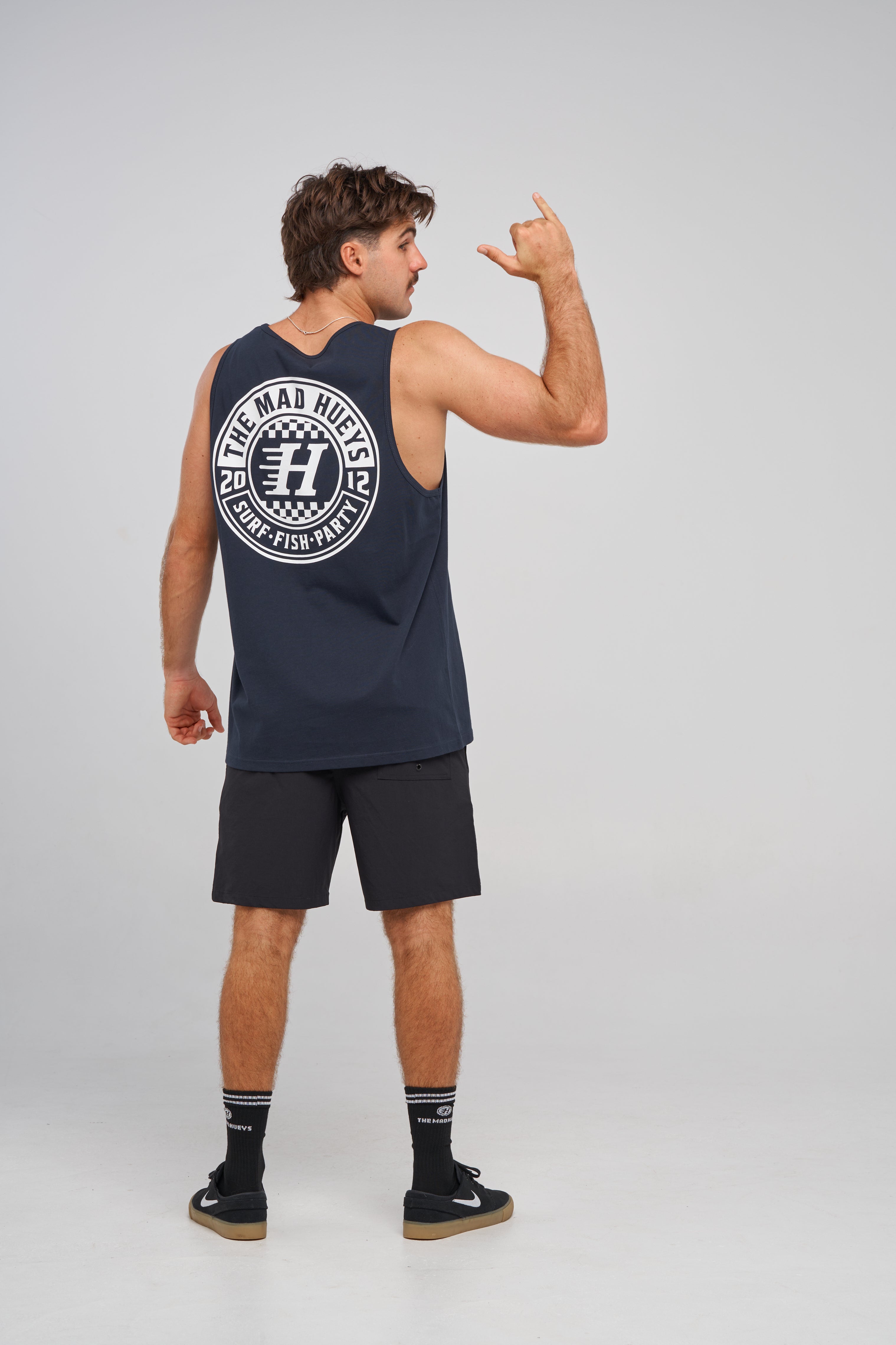 Checker Hueys Tank